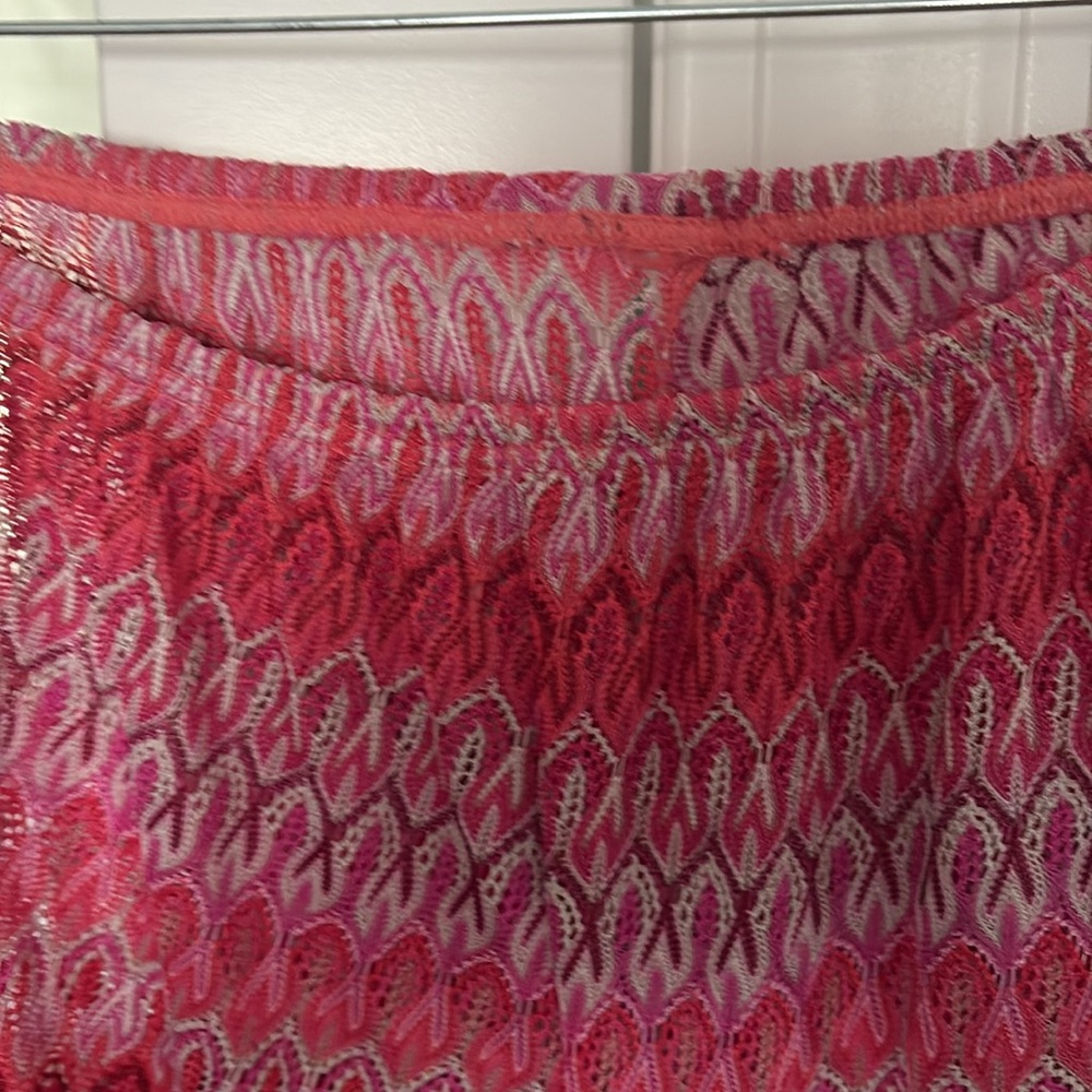 Pink and Red Patterned Pants - Picture 3 of 4